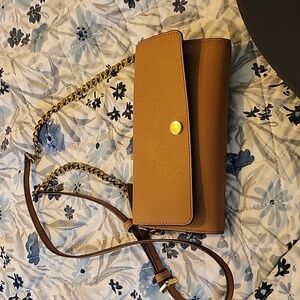 Tan Michael Kors Crossbody Purse